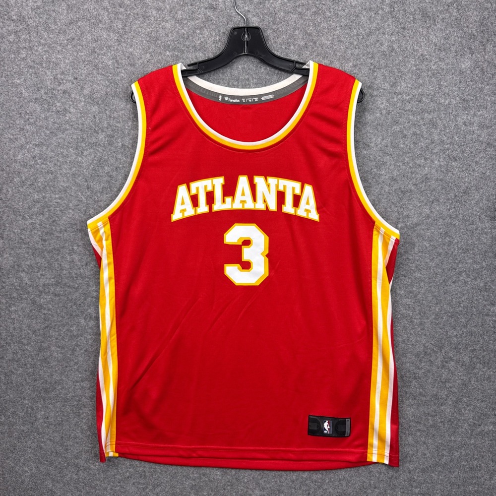 Fanatics‎ Atlanta Hawks Kevin Huerter 3 Basketball Jersey Red Mens XL